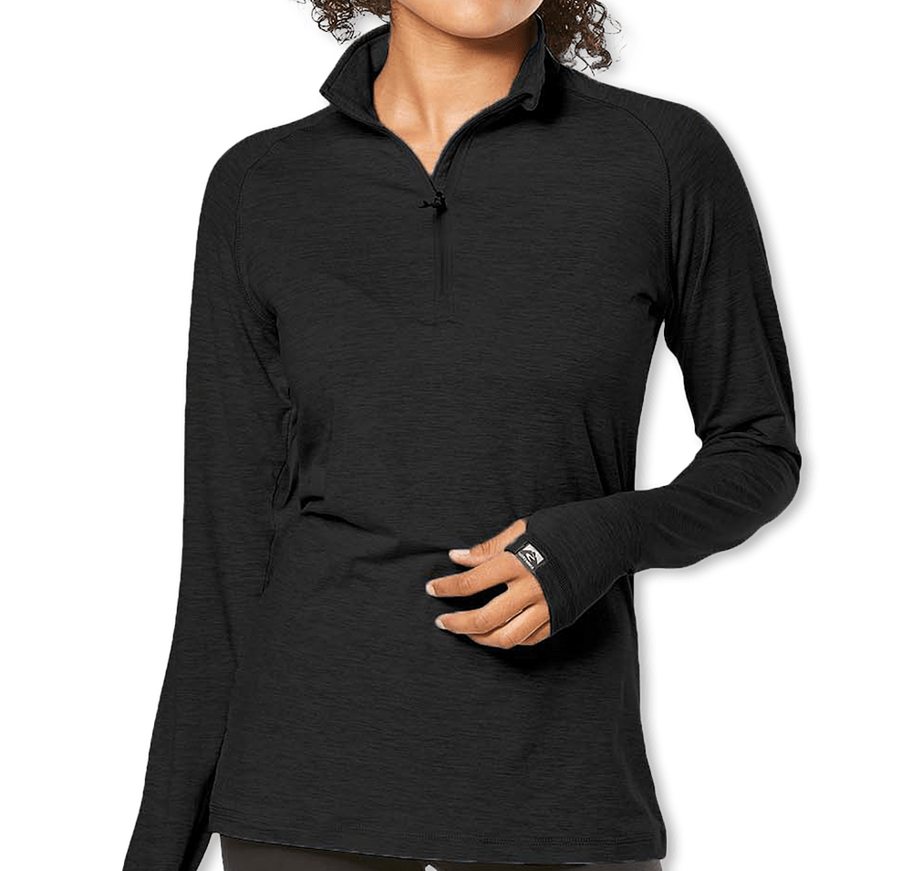 Storm Creek Women's Pacesetter Recycled Performance Quarter Zip Shirt-default