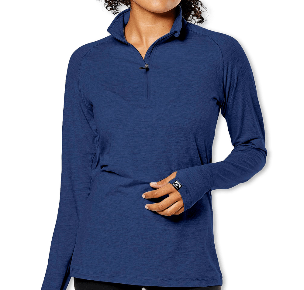Storm Creek Women's Pacesetter Recycled Performance Quarter Zip Shirt-default