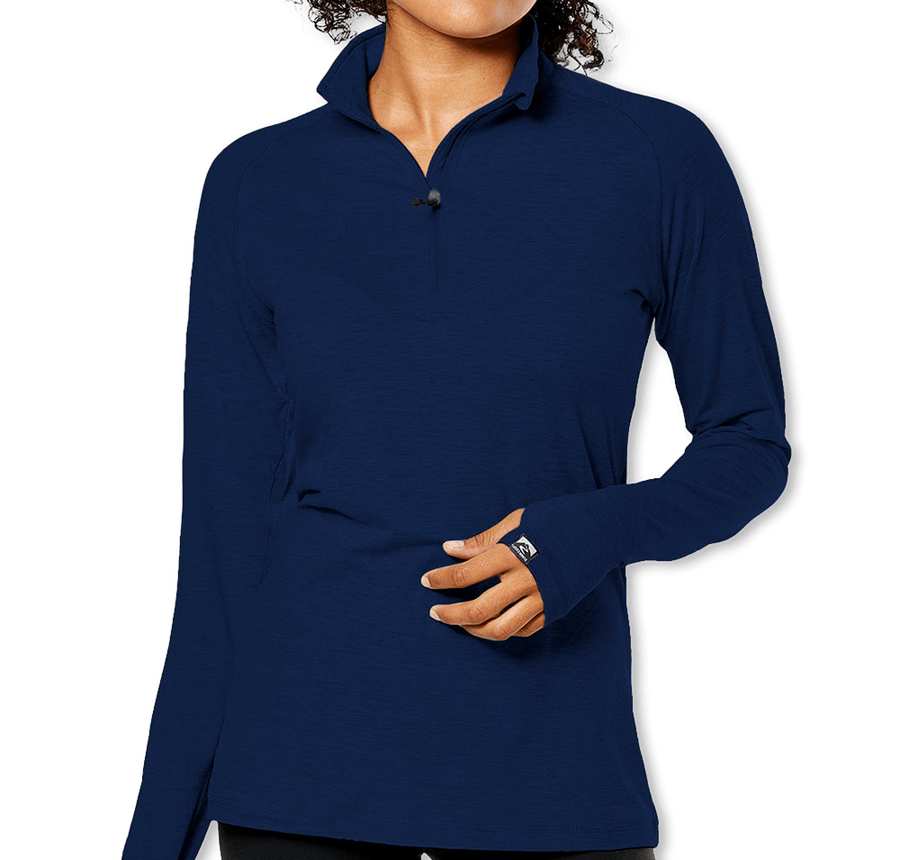 Storm Creek Women's Pacesetter Recycled Performance Quarter Zip Shirt-default