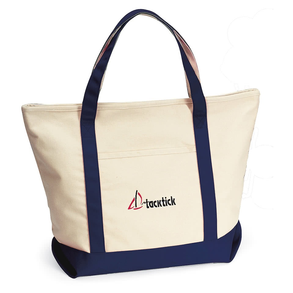 Harbor Cruise Cotton Tote Bag