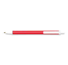 BIC Antimicrobial Clic Stic Pen (black ink) - Color: Red / White