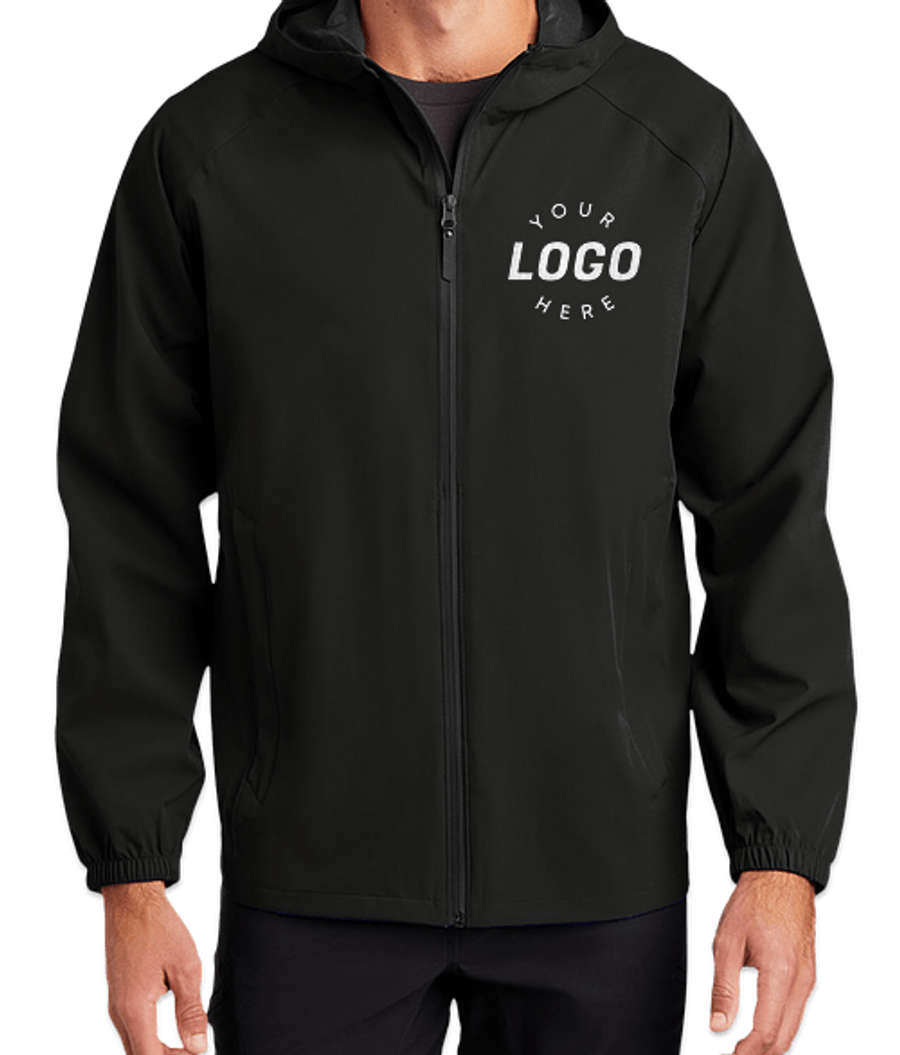 Port Authority Essential Rain Jacket in Deep Black