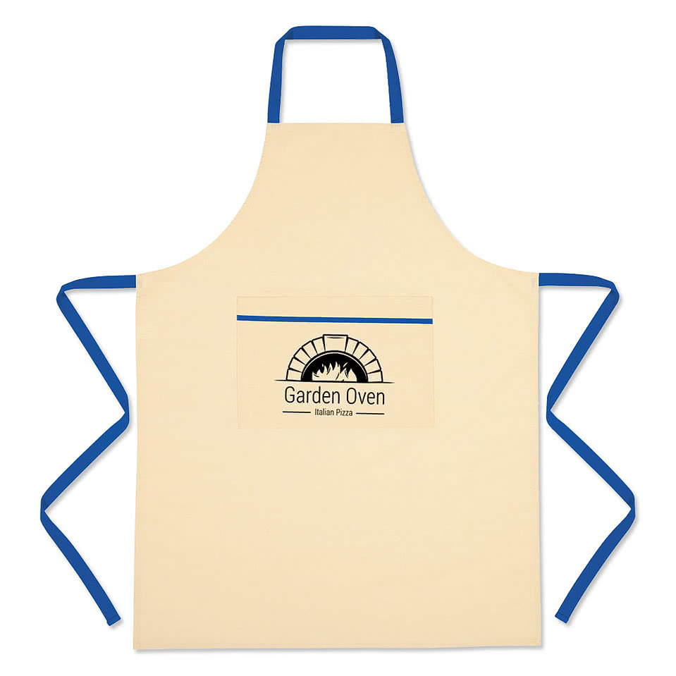 Cotton Cooking One-Pocket Full Length Apron
