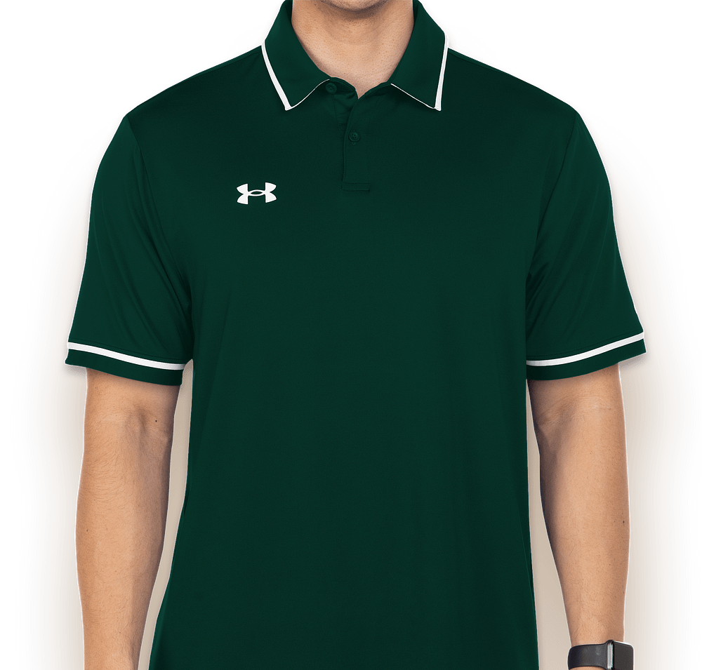 Under Armour Tipped Team Performance Polo - Printed-default