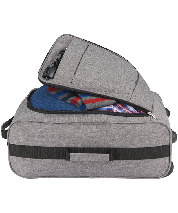 Graphite Upright Wheeled Luggage