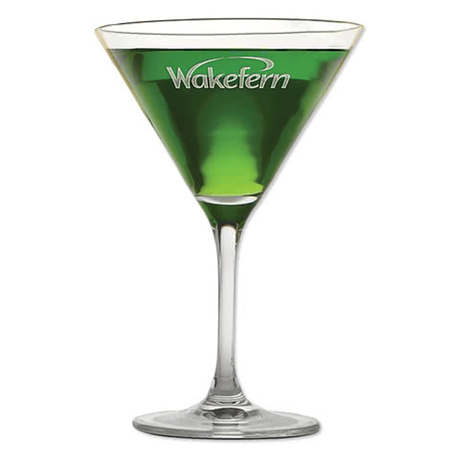 Laser Engraved 10.25 oz. Martini Glass in Clear