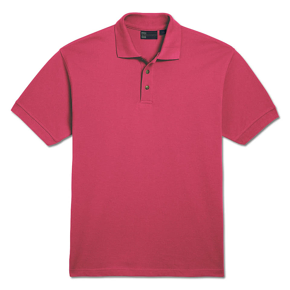 Blue Generation Women's Cotton Pique Polo - Printed
