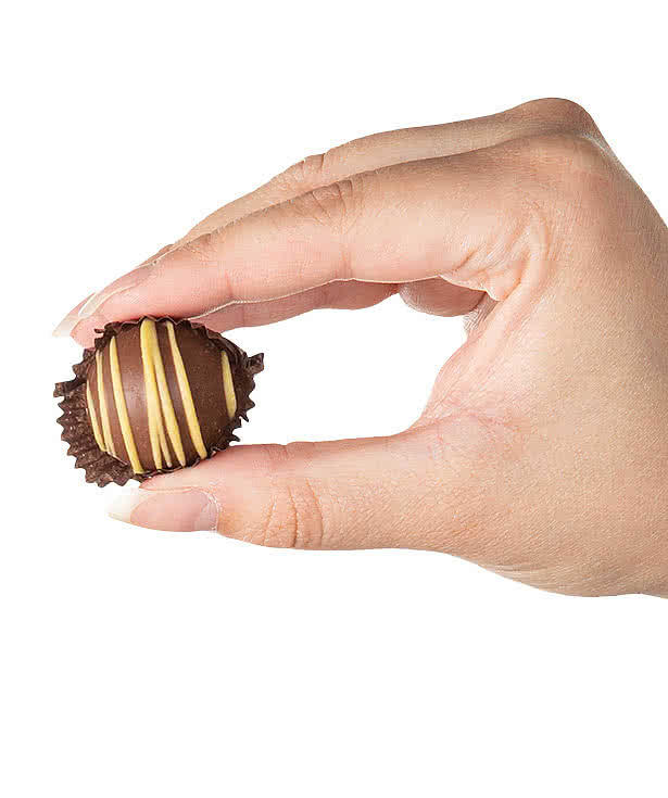 Full Color 6-Piece Belgian Chocolate Signature Truffle Box