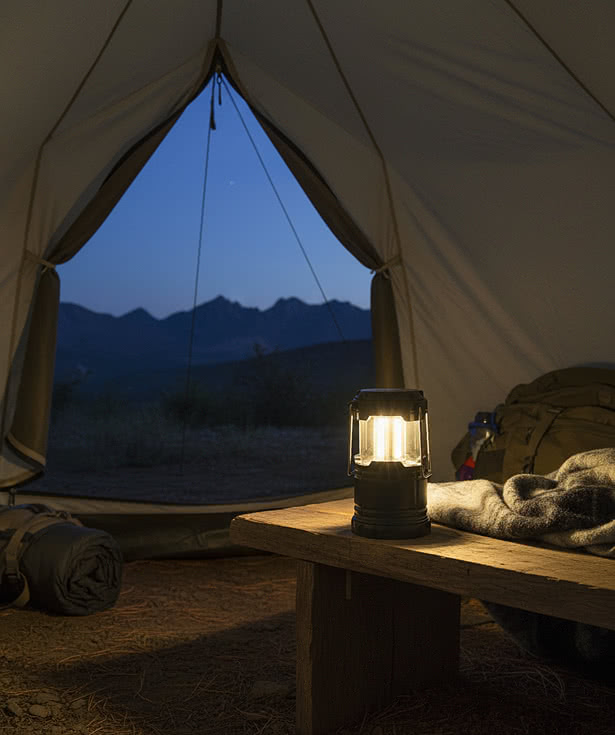 Mini COB Camping Lantern-Style Flashlight