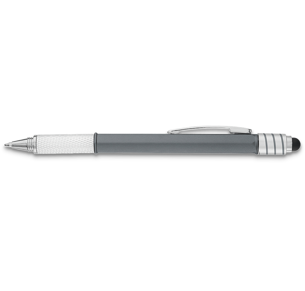 Recycled Spin Top Stylus Ruler Pen-default