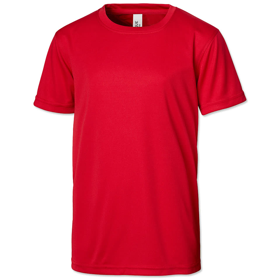 Clique by Cutter & Buck Youth Spin Eco UPF 50 Performance Shirt