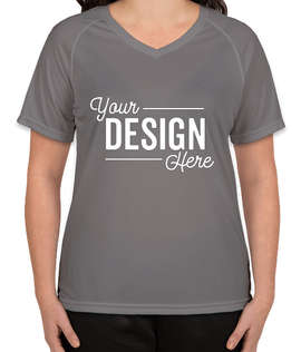 Augusta Women's Attain Raglan Performance Shirt - Color: Graphite
