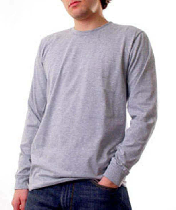 American Apparel USA-Made Long Sleeve T-shirt