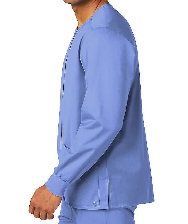 Wink WorkFlex Snap-Front Scrub Jacket