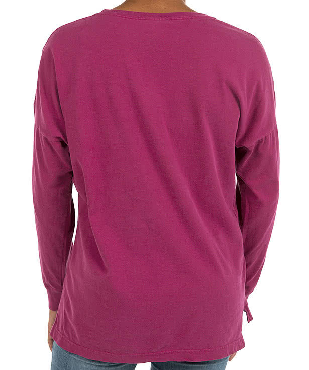 Comfort Colors Women's Drop Shoulder Long Sleeve T-Shirt