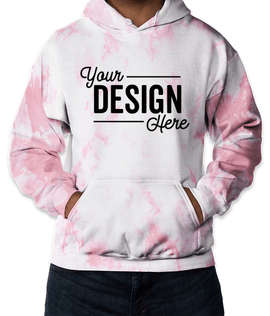 Dyenomite Tie-Dye Pullover Hoodie - Color: Rose Crystal