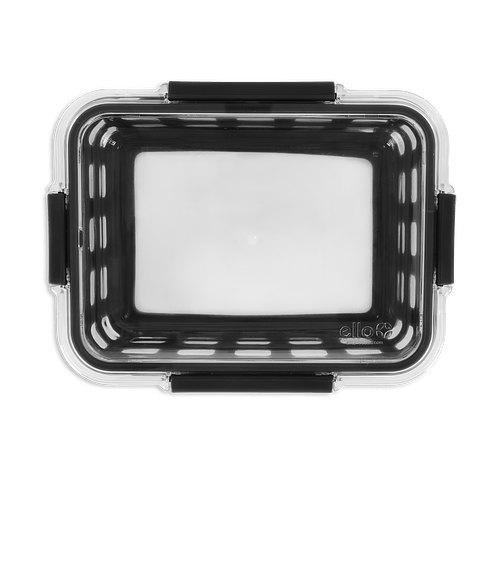 Ello 5 Cup Duraglass Food Storage Container in Black
