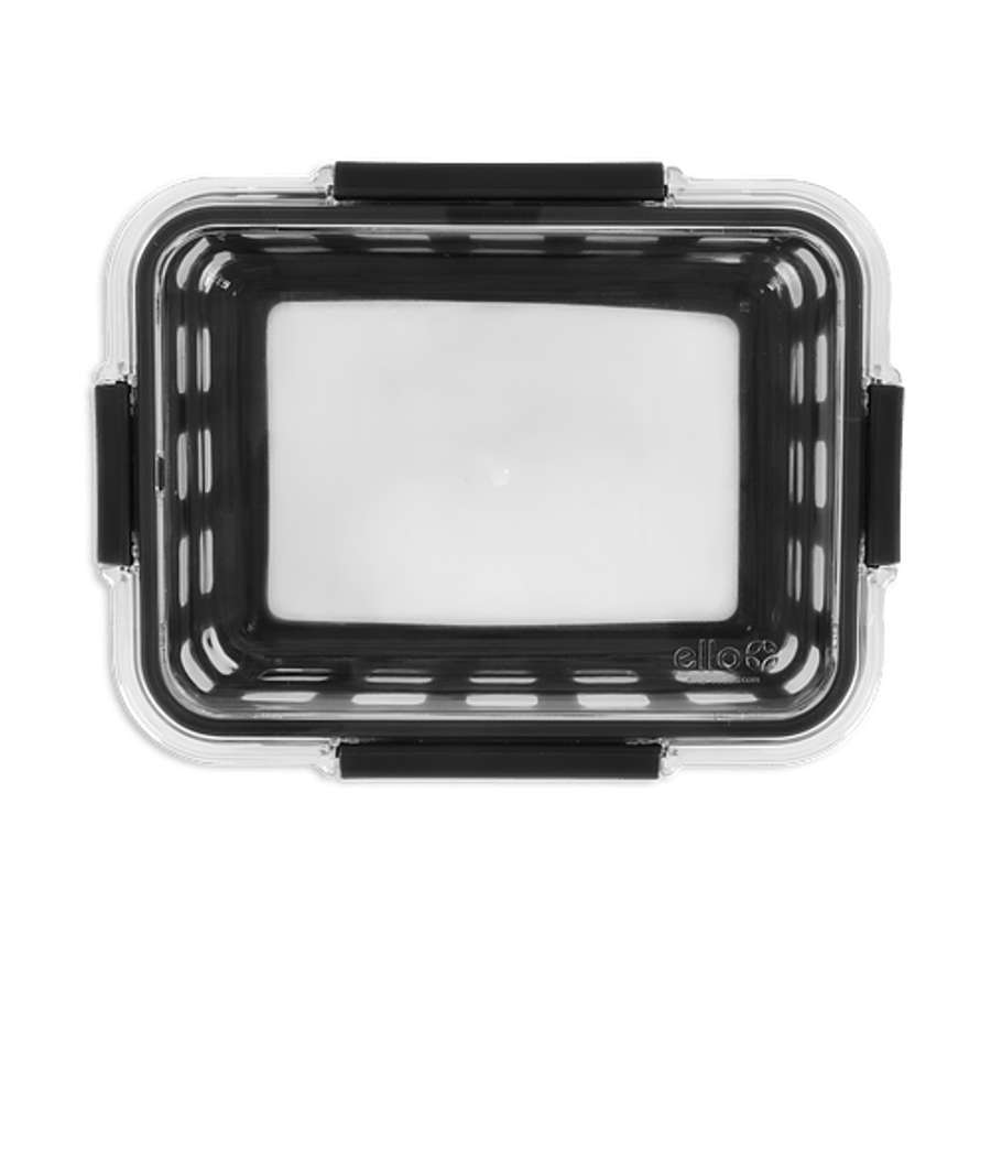 Ello 5 Cup Duraglass Food Storage Container in Black