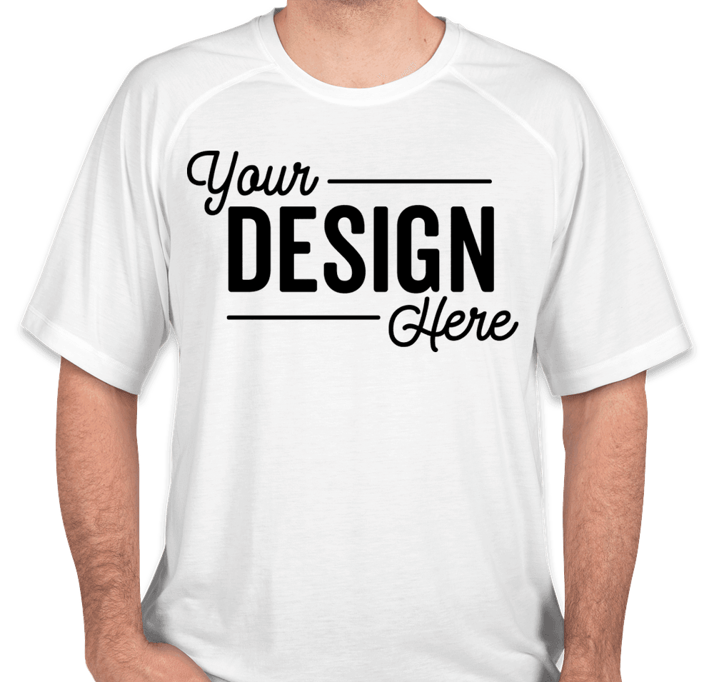 Custom Sport-Tek Tri-Blend Short Sleeve Raglan Performance