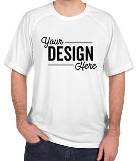 Sport-Tek Tri-Blend Short Sleeve Raglan Performance Shirt - Color: White