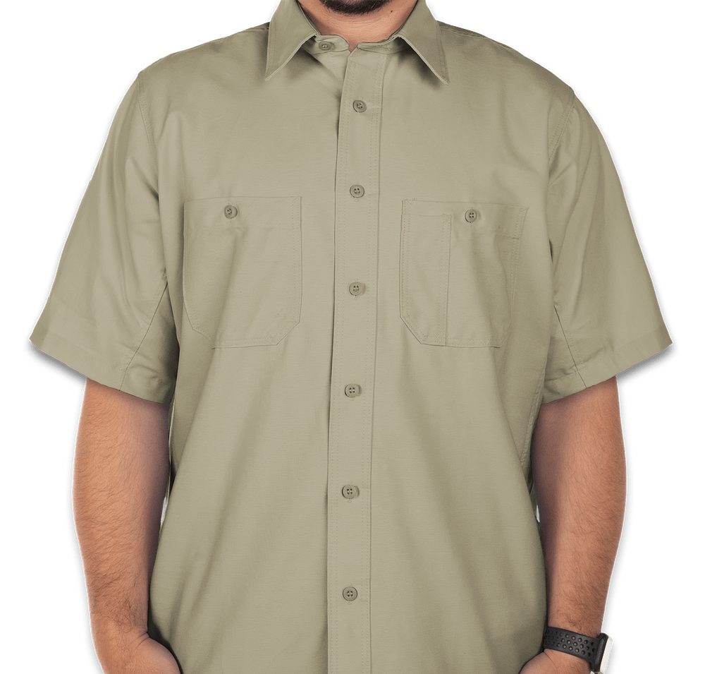 Dickies Canvas Short Sleeve Work Shirt-default