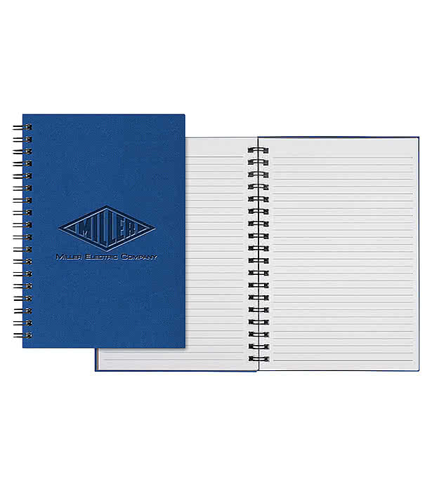 Castelli Debossed WireO Tucson Grande Spiral Hard Cover Notebook