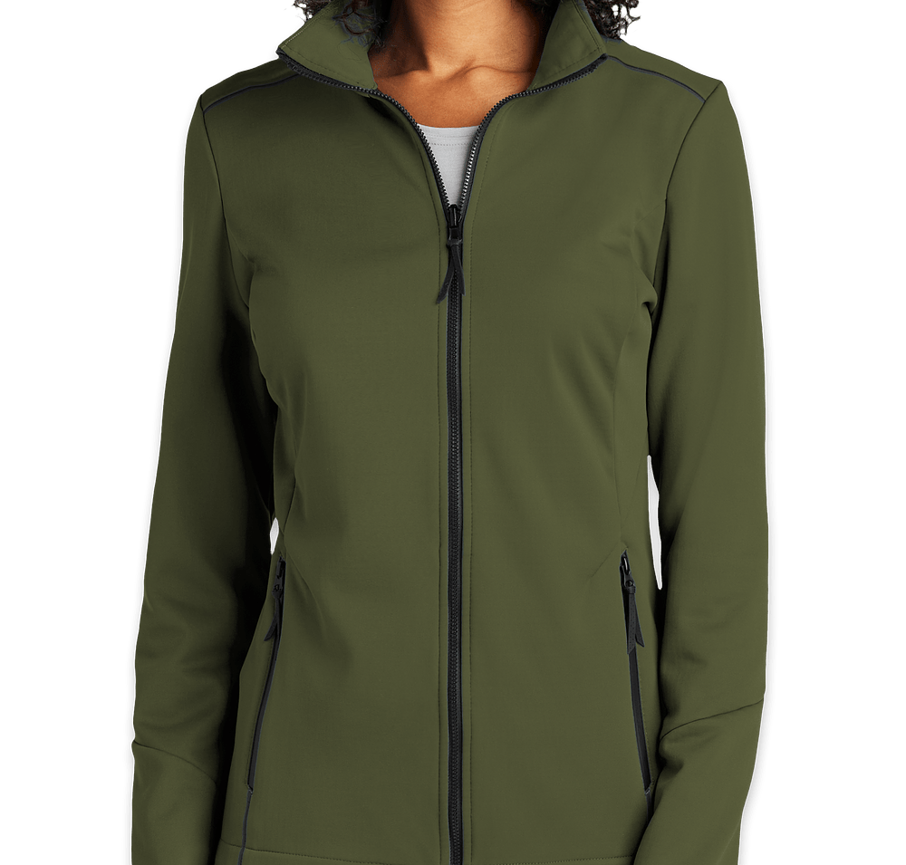 Port Authority Women's Collective Tech Soft Shell Jacket - Printed-default