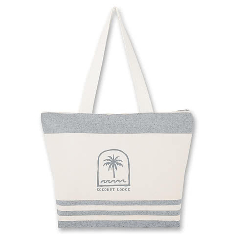 Marlo Recycled Cotton Zippered Tote Bag