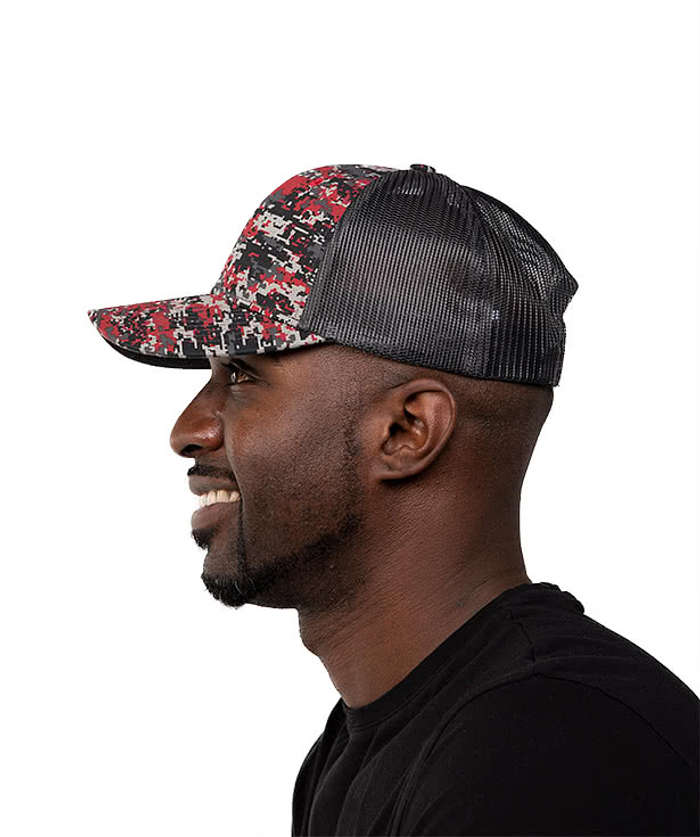 Port Authority Digital Camo Snapback Trucker Hat