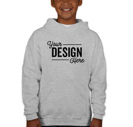 Jerzees Youth Nublend 50/50 Pullover Hoodie - Color: Ash