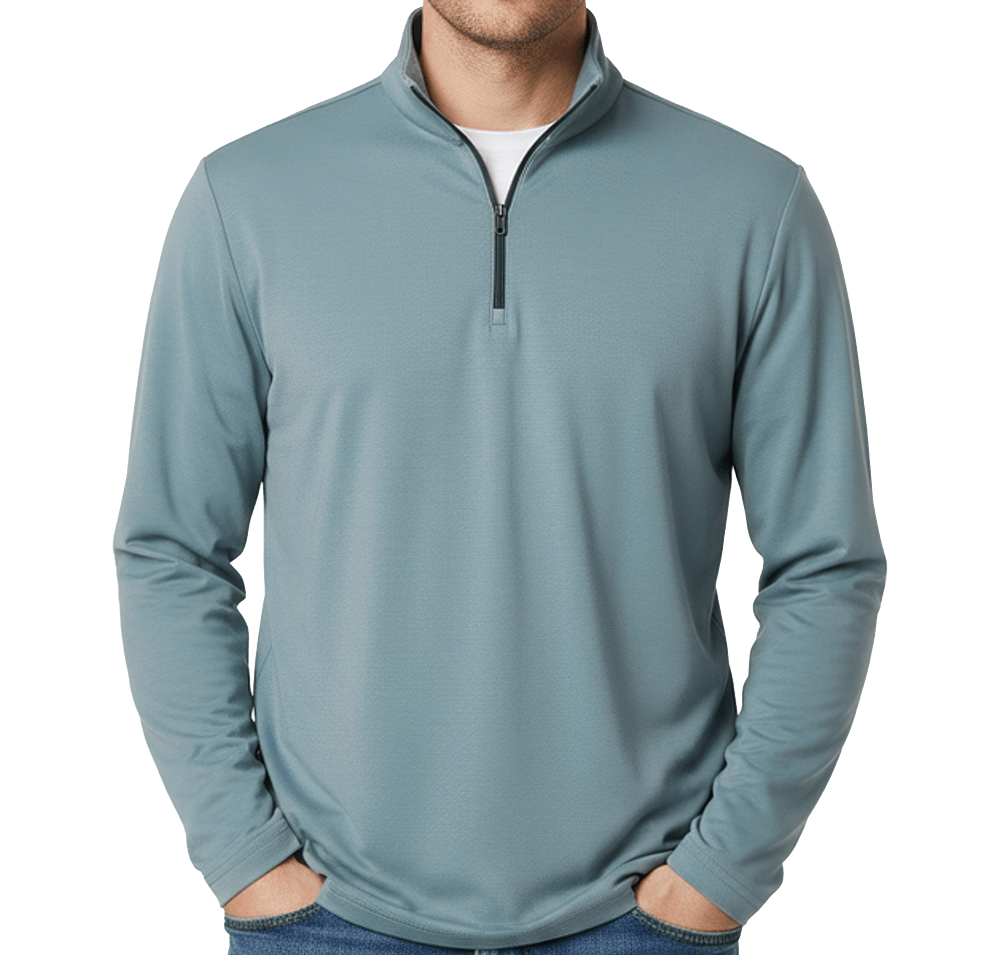 North End JAQ Stretch Quarter Zip Performance Shirt-default