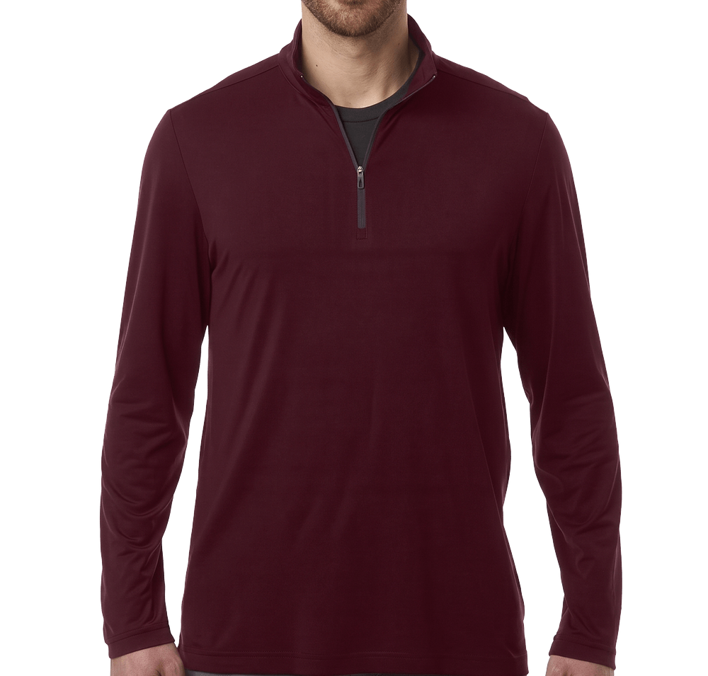 North End JAQ Stretch Quarter Zip Performance Shirt-default