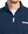 Vineyard Vines Collegiate Logo Shep Quarter Zip Sweatshirt