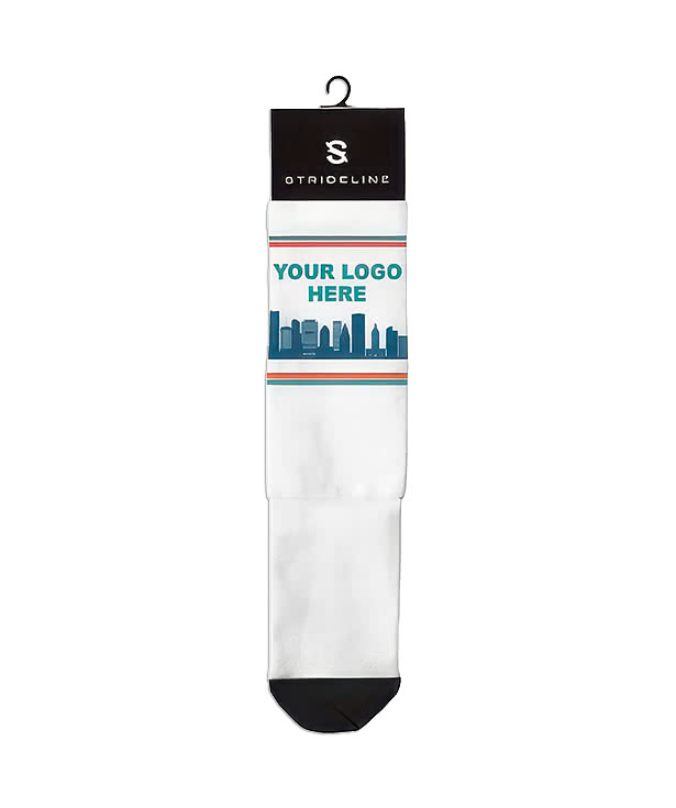 Miami Skyline Crew Socks