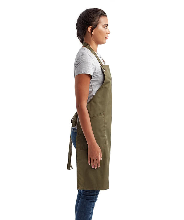 Artisan Collection Barley Full Length Three-Pocket Apron - Embroidered