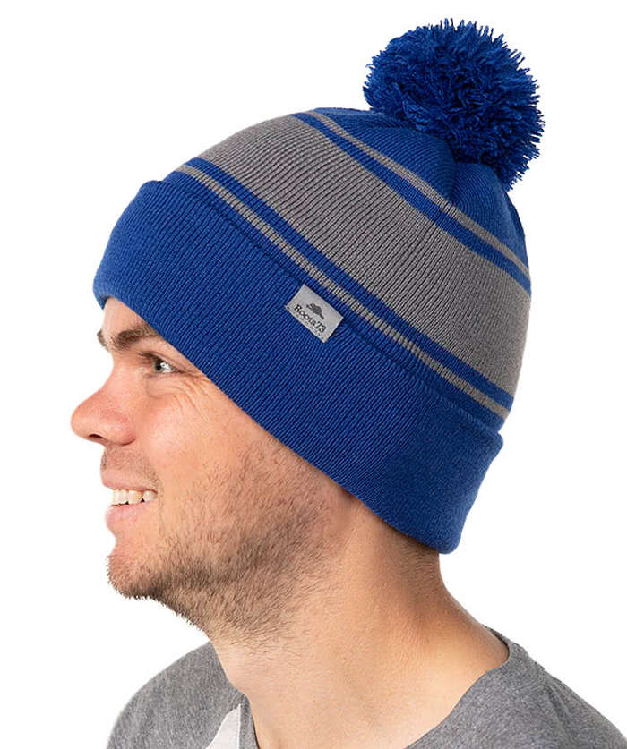 Poms & Beanies – Blue Rooted