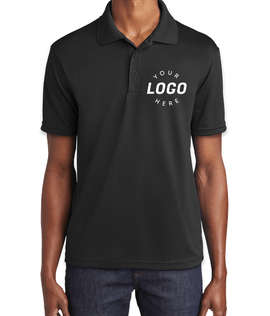 Sport-Tek RacerMesh Performance Polo - Color: Black