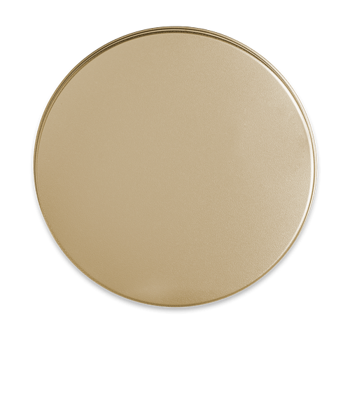 Full Color Gourmet Chocolate Chip 12 Cookie Tin in Gold