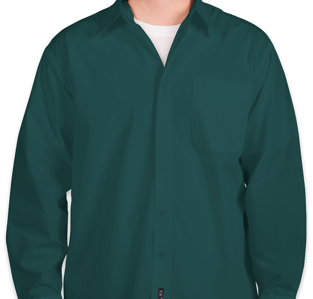 Port Authority Extended Size Long Sleeve Easy Care Shirt - Printed-default