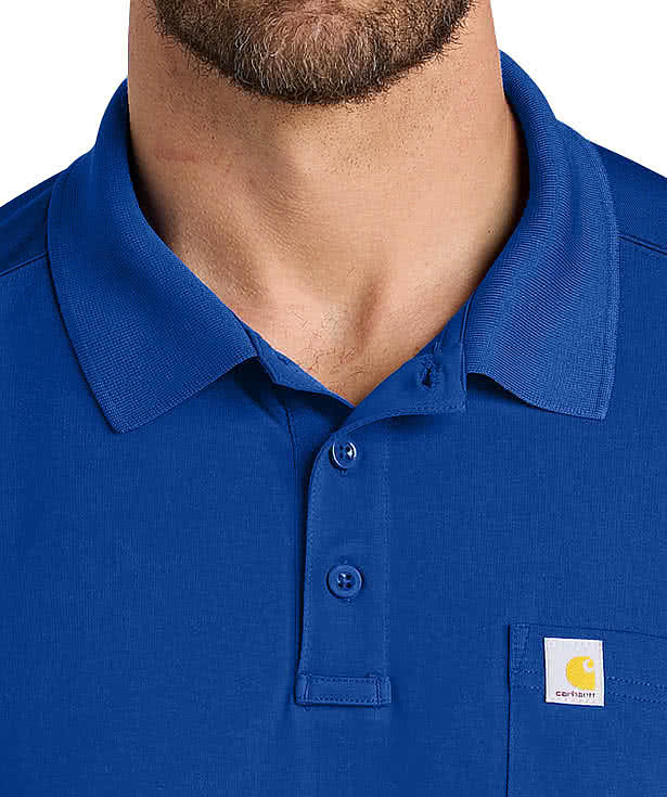 Carhartt Force UPF 40 Performance Pocket Polo - Embroidered