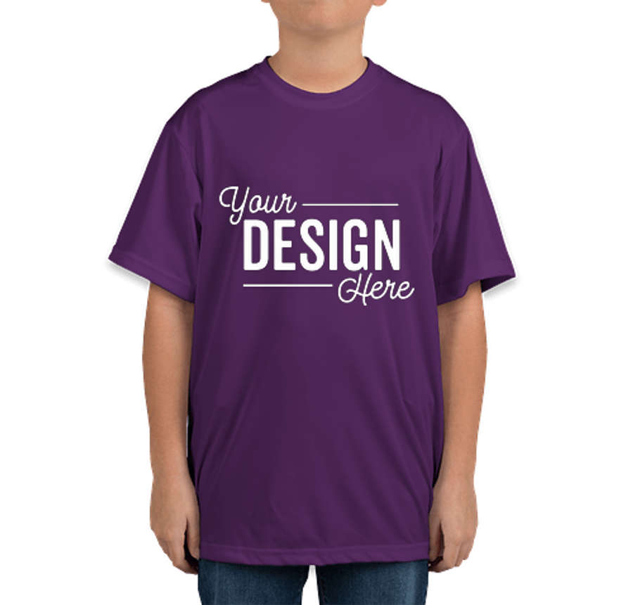 Team 365 Youth Zone Performance Shirt in Sport Purple