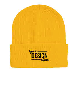 Sportsman Solid Cuff Beanie - Color: Gold