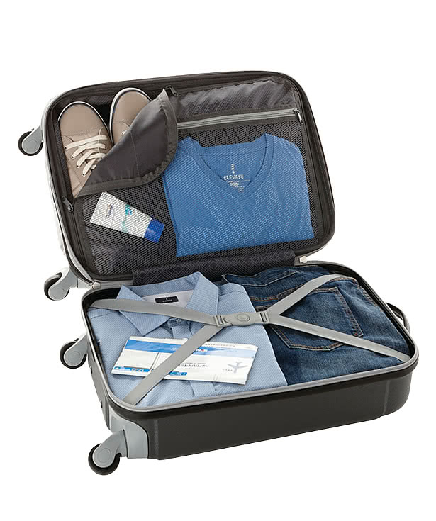 Debossed High Sierra Hardside Wheeled Luggage