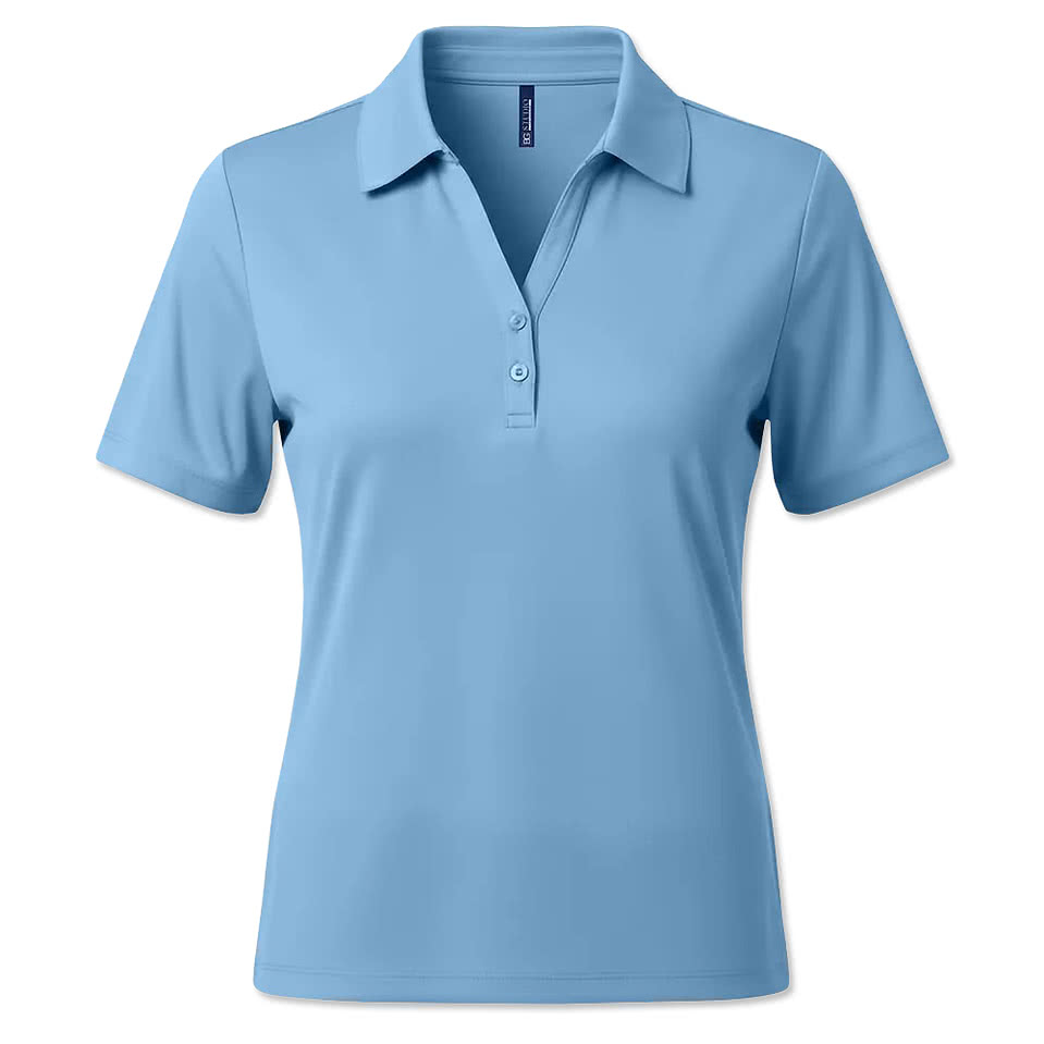 Blue Generation Women's Recycled UPF 35 Performance Polo