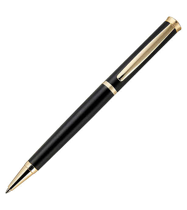 Hugo Boss Laser Engraved Sophisticated Ballpoint Pen (blue ink)
