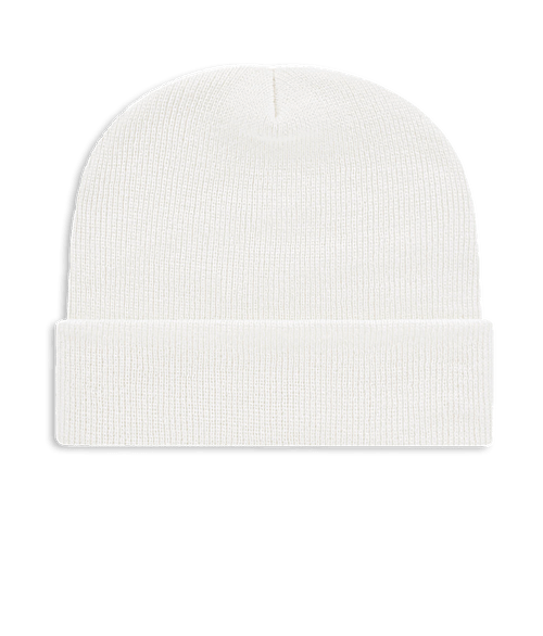 Cap America Tompkin Knit Cuff Beanie in White