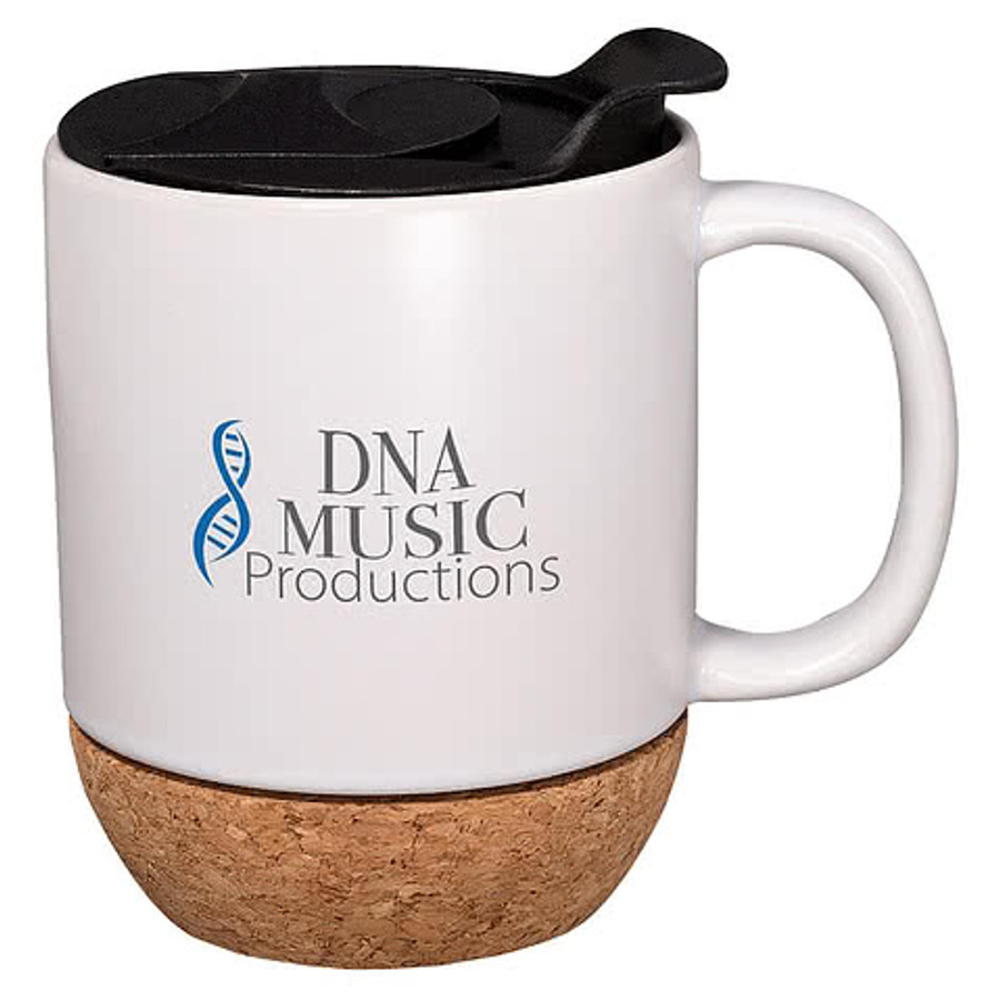 14 oz. Ceramic Mug with Cork Base