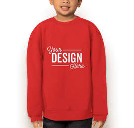 Russell Athletic Youth Dri Power® Crewneck Sweatshirt - Color: True Red