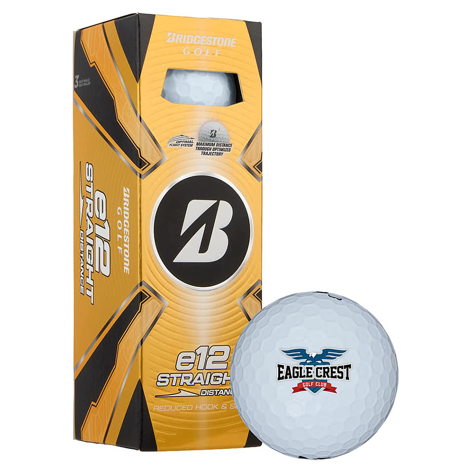 Bridgestone E12 Straight Golf Balls (Box of 3)