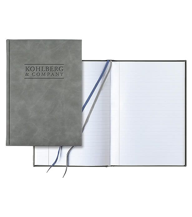 Castelli Debossed Chia Grande Lined Hard Cover Notebook